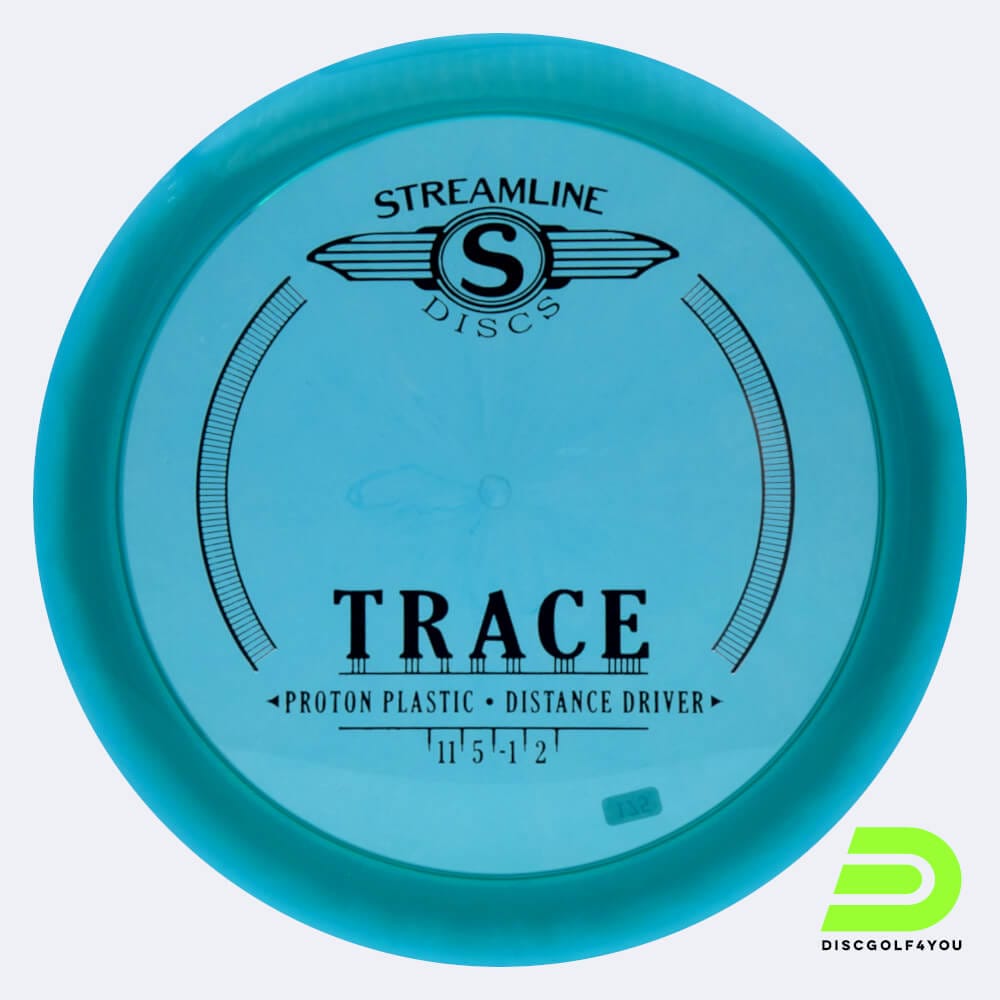 Streamline Trace in türkis, im Proton Kunststoff und ohne Spezialeffekt