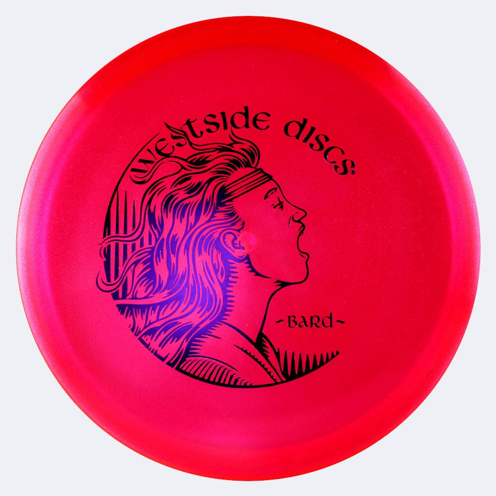 Westside Bard in red, vip ice glimmer plastic