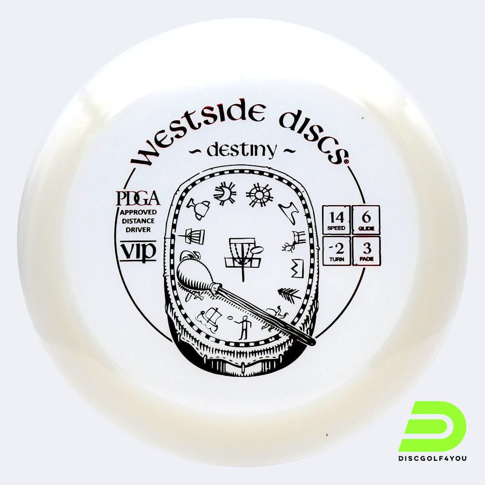 Westside Destiny in white, vip plastic