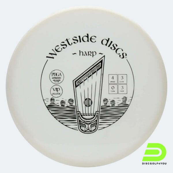 Westside Harp in white, vip plastic