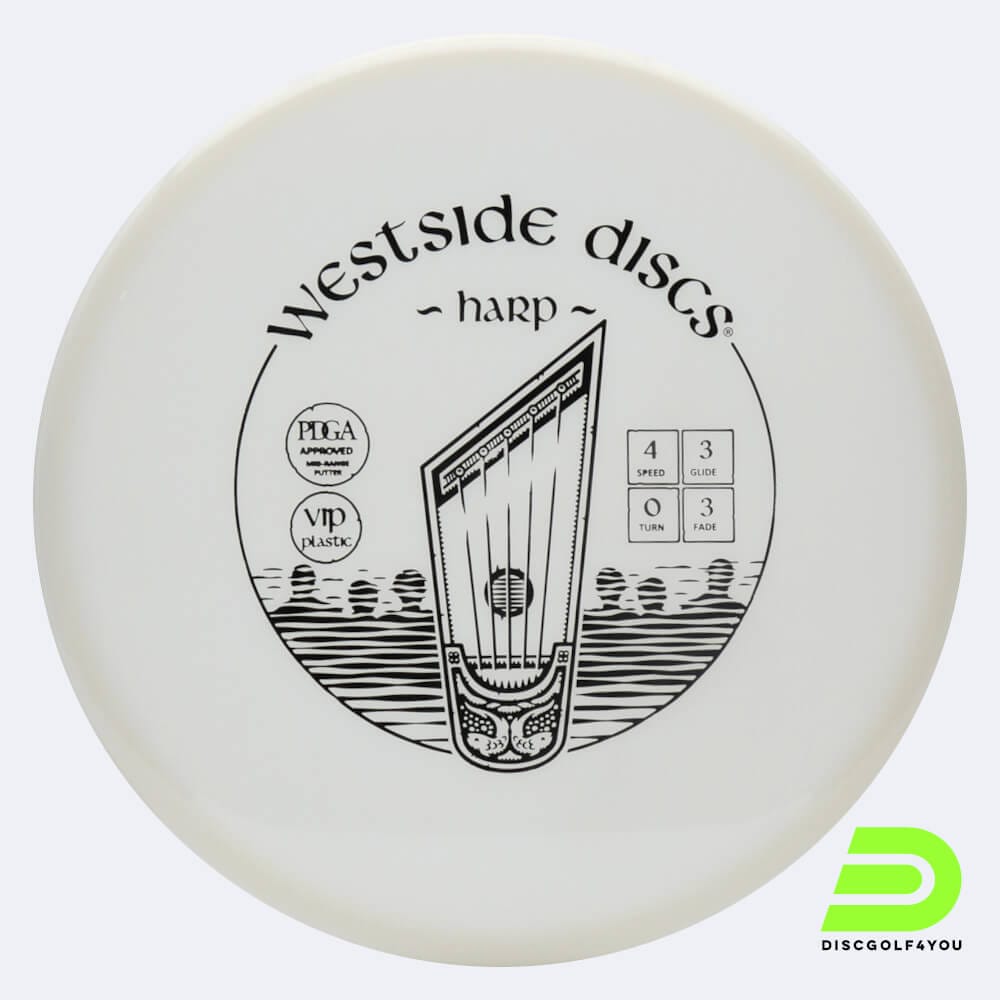 Westside Harp in white, vip plastic