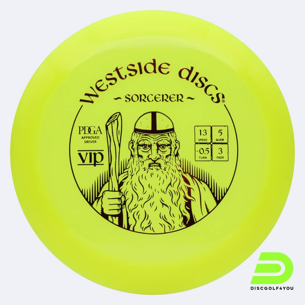 Westside Sorcerer in yellow, vip plastic
