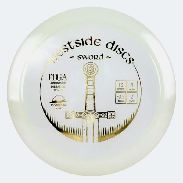 Westside Sword in white, vip moonshine plastic and glow effect