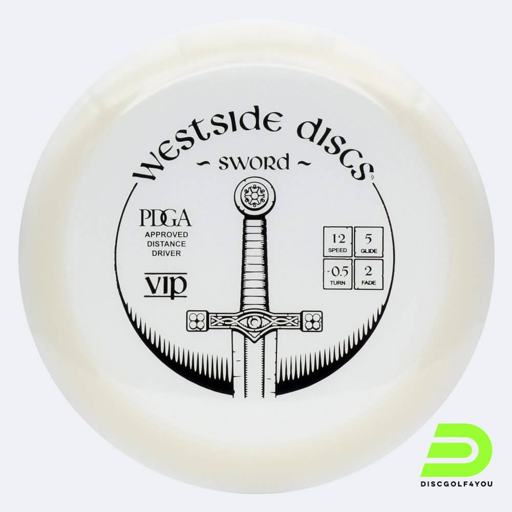 Westside Sword in white, vip plastic