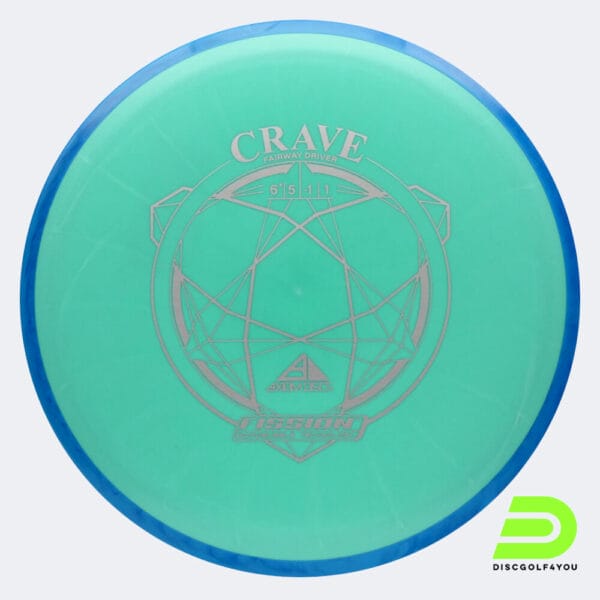 Axiom Crave in türkis, im Fission Kunststoff und ohne Spezialeffekt