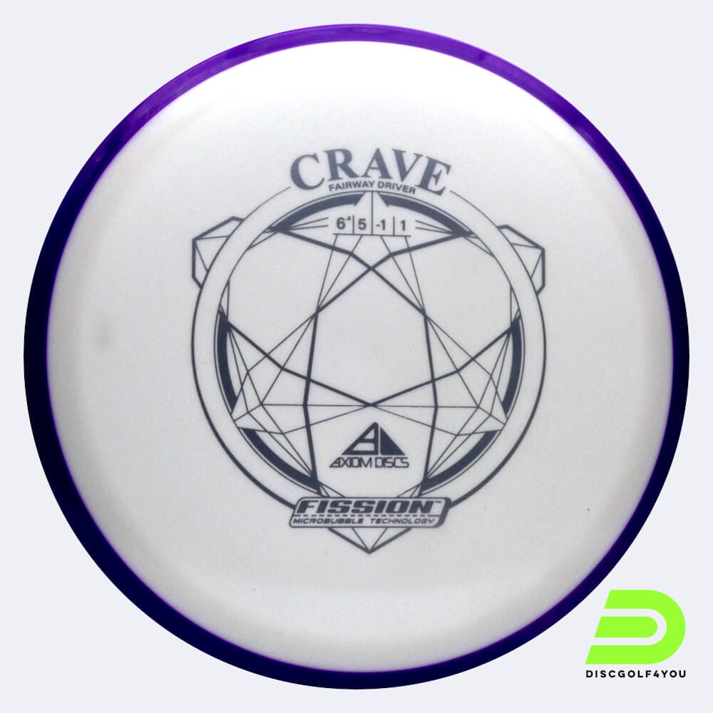 Axiom Crave in weiss, im Fission Kunststoff und ohne Spezialeffekt