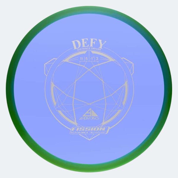 Axiom Defy in light-blue, fission plastic