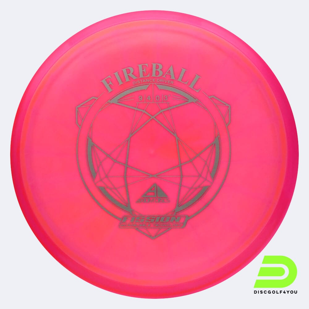 Axiom Fireball in pink, fission plastic