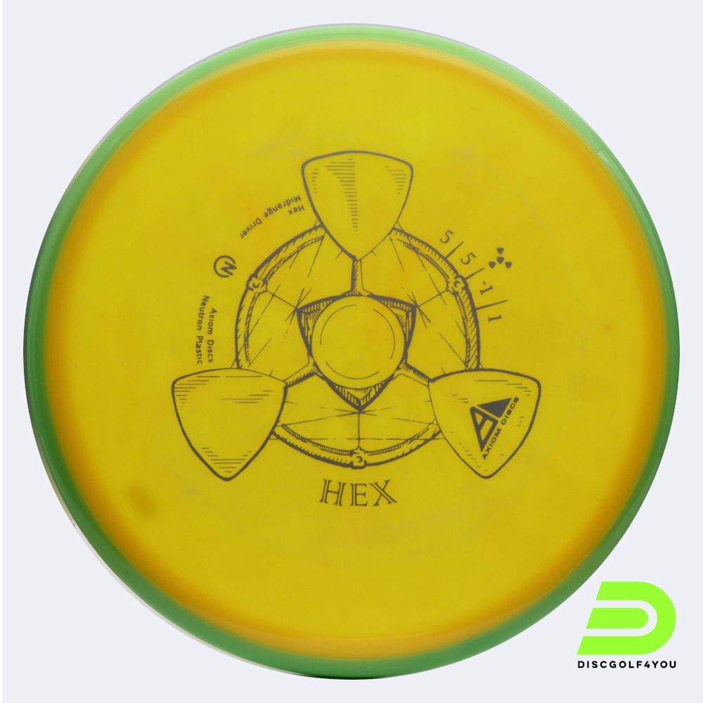 Axiom Hex in yellow, neutron plastic
