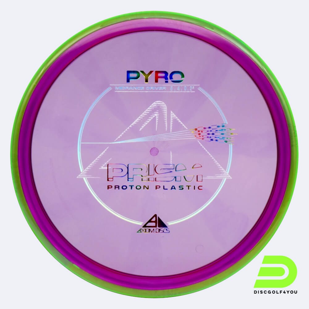 Axiom Pyro in purple, prism proton plastic