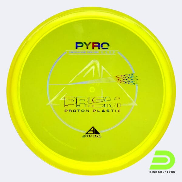 Axiom Pyro in yellow, prism proton plastic