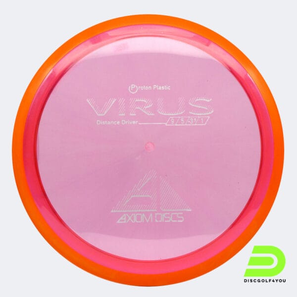 Axiom Virus in pink, proton plastic