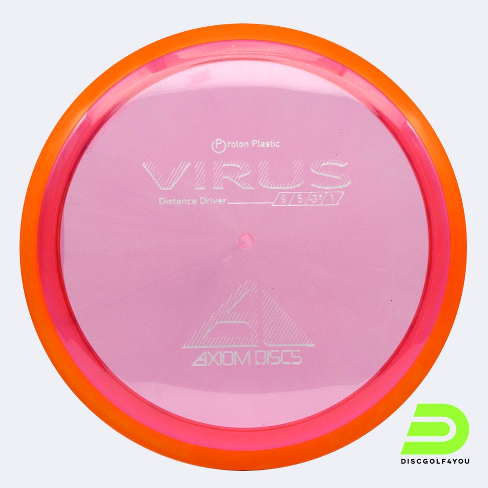 Axiom Virus in pink, proton plastic
