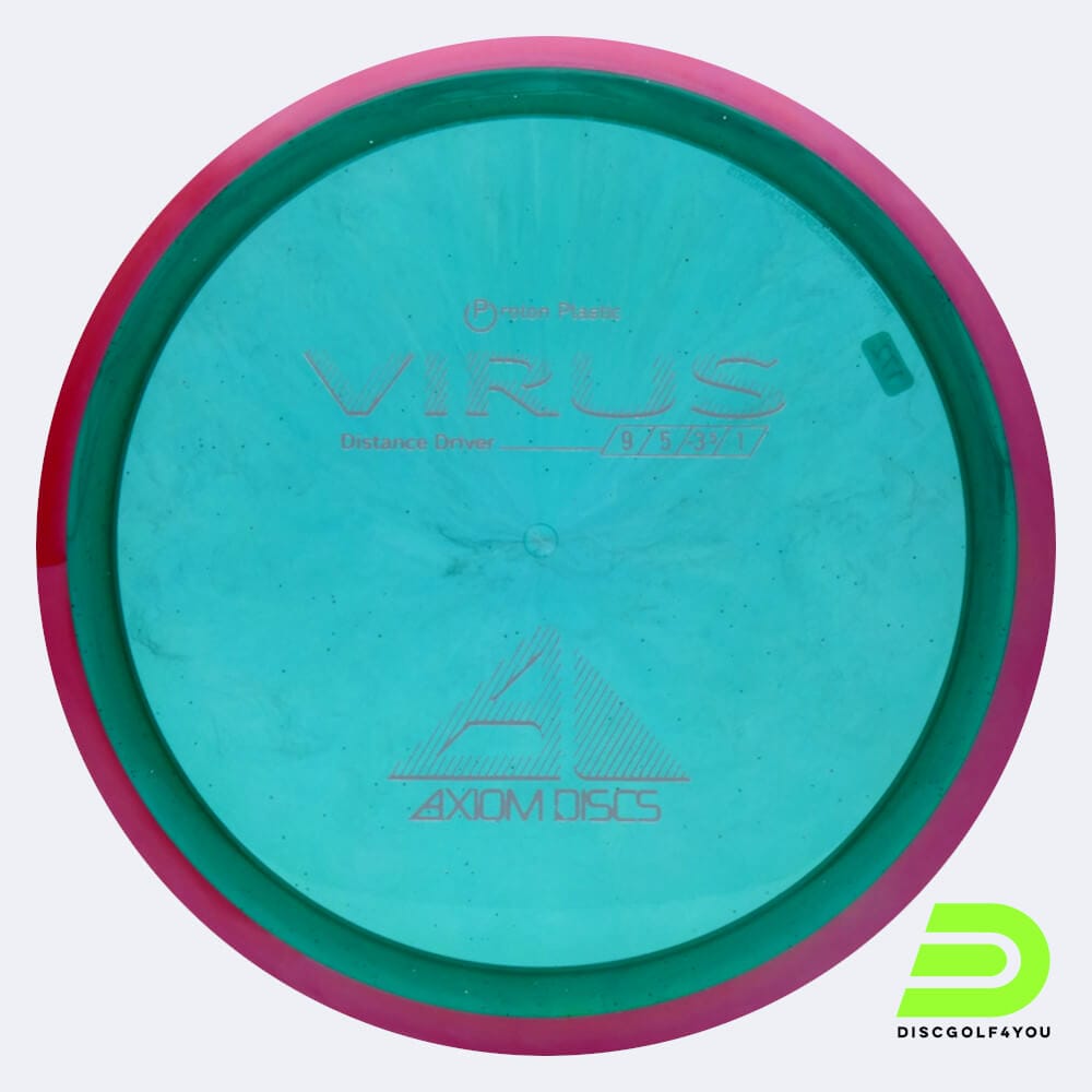 Axiom Virus in turquoise, proton plastic