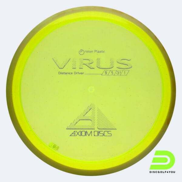 Axiom Virus in yellow, proton plastic