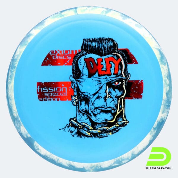 Axiom Defy Special Edition in hellblau, im Fission Kunststoff und ohne Spezialeffekt