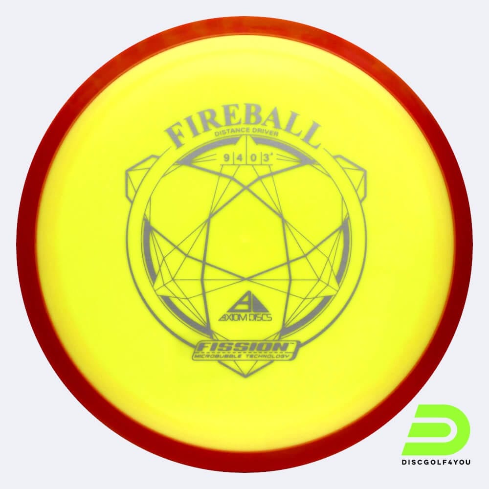 Axiom Fireball in gelb, im Fission Kunststoff und ohne Spezialeffekt