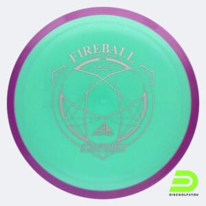 Axiom Fireball in turquoise, fission plastic