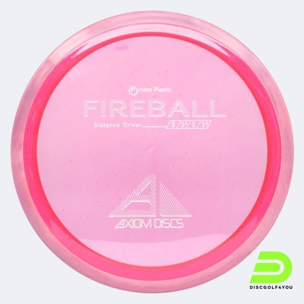 Axiom Fireball in pink, proton plastic