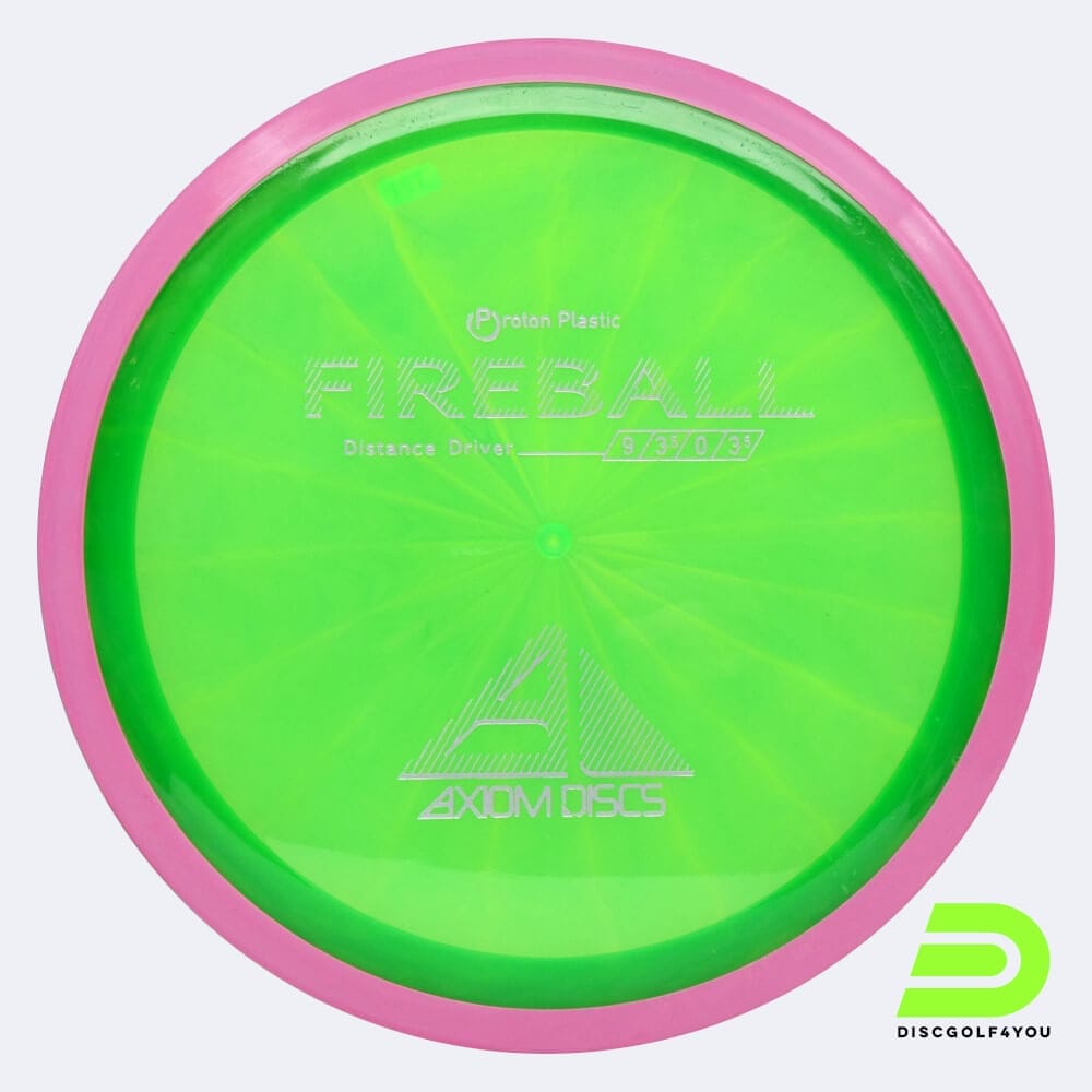Axiom Fireball in grün, im Proton Kunststoff und ohne Spezialeffekt