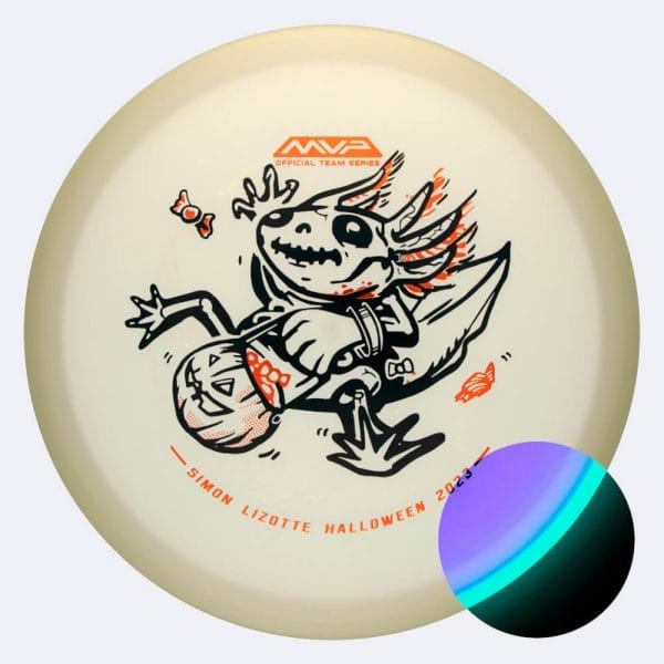 Axiom Hex Leapin Lizottl Simon Lizotte 2023 Halloween Edition in black, total eclipse plastic and glow effect