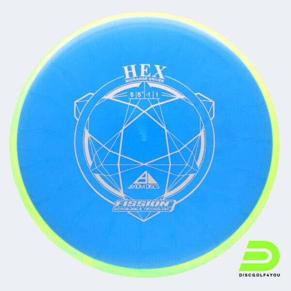 Axiom Hex in light-blue, fission plastic