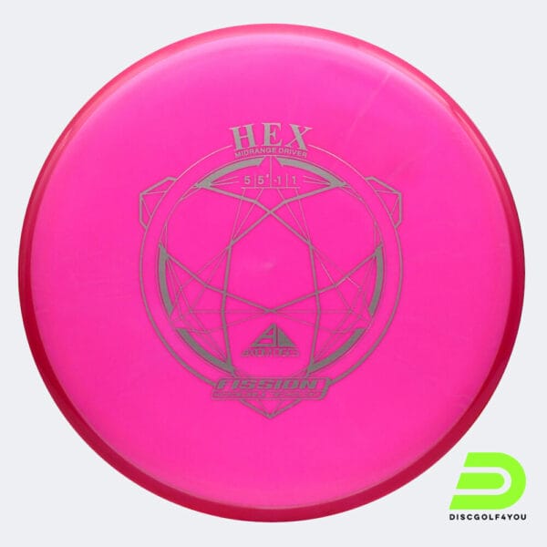 Axiom Hex in pink, fission plastic