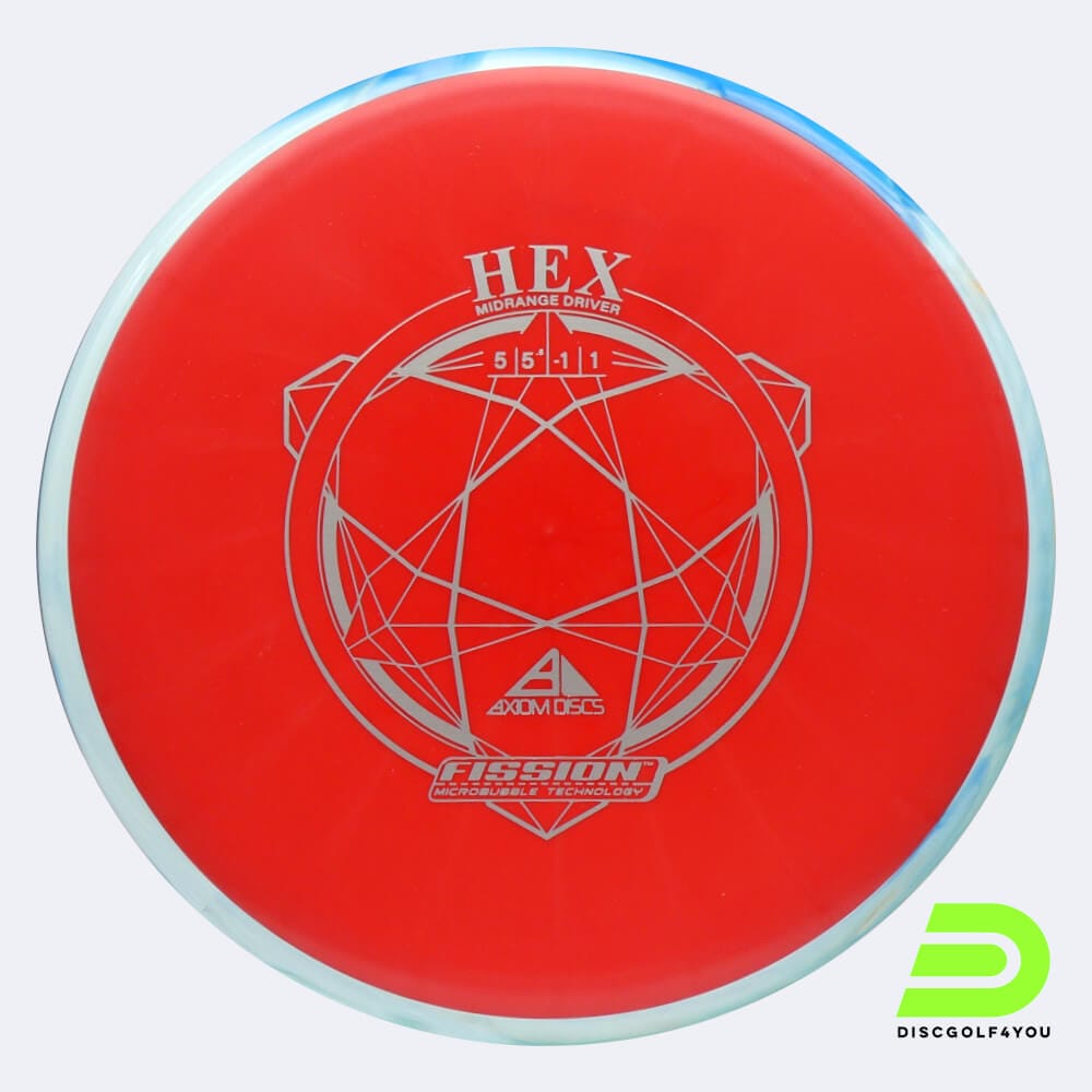 Axiom Hex in rot, im Fission Kunststoff und ohne Spezialeffekt