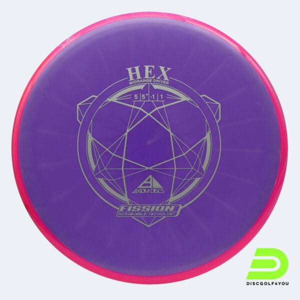 Axiom Hex in violett, im Fission Kunststoff und ohne Spezialeffekt
