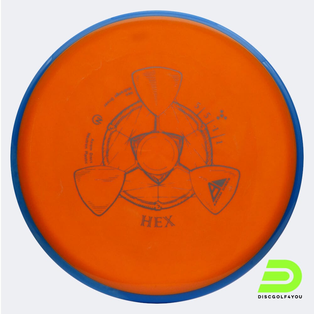 Axiom Hex in orange, im Neutron Kunststoff und ohne Spezialeffekt
