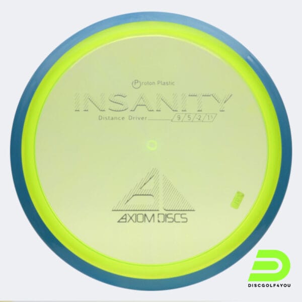 Axiom Insanity in green, proton plastic