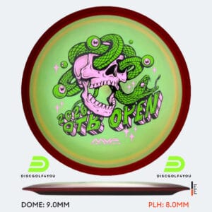 Axiom Panic OTB Open in green, prism neutron plastic