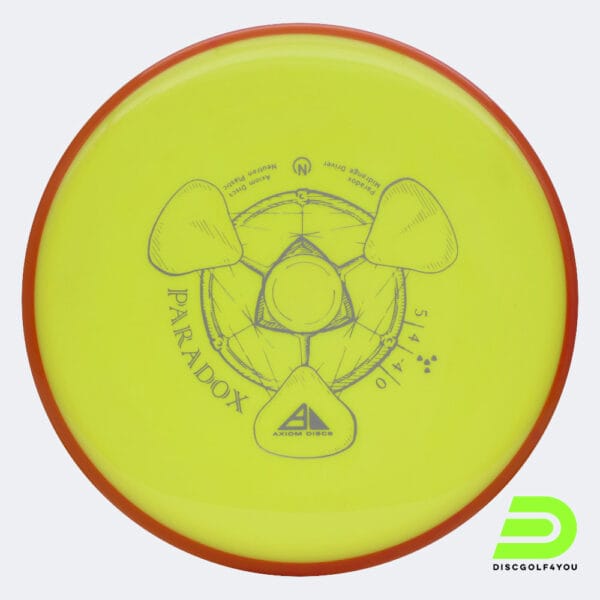 Axiom Paradox in yellow, neutron plastic
