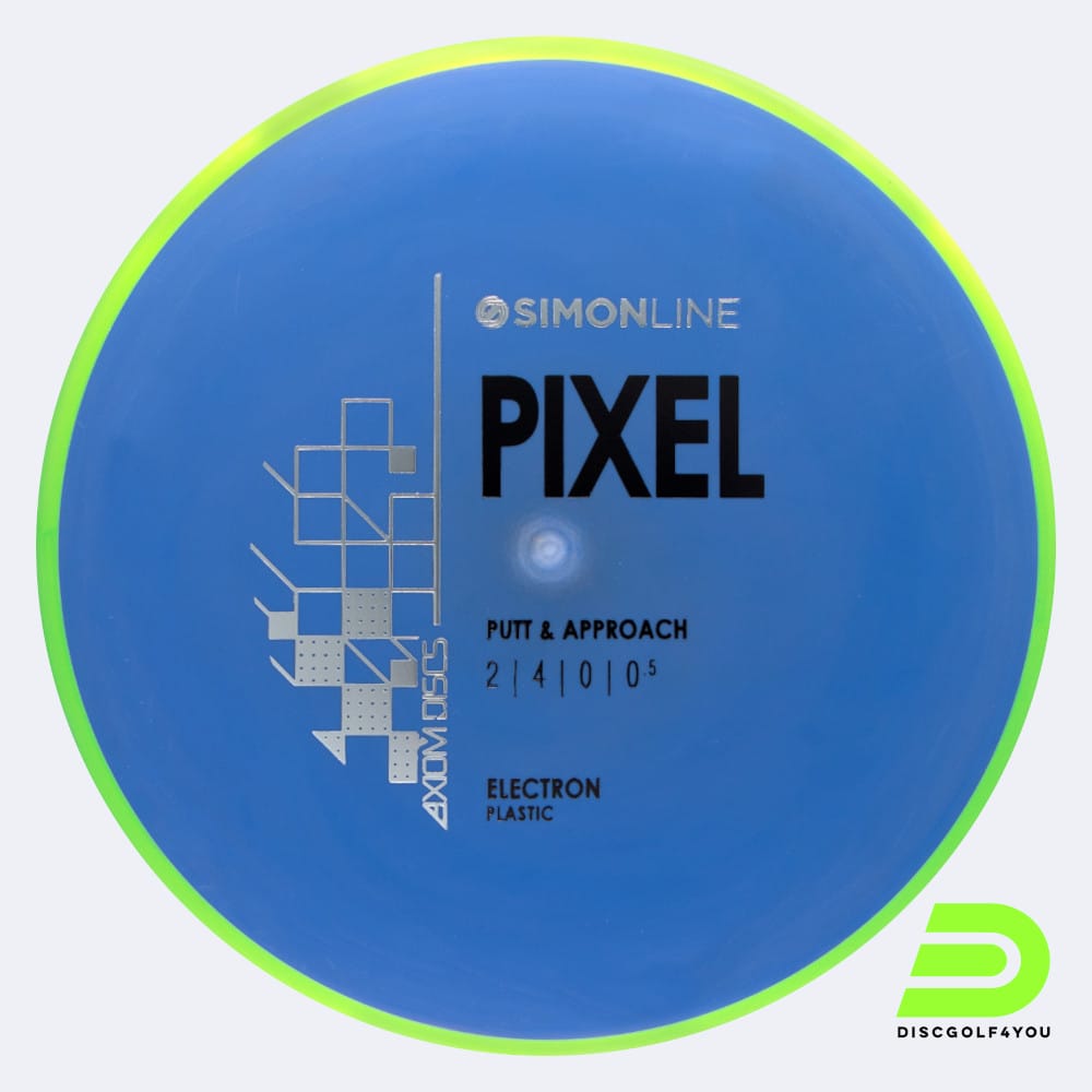 Axiom Pixel in blau, im Electron Kunststoff und ohne Spezialeffekt