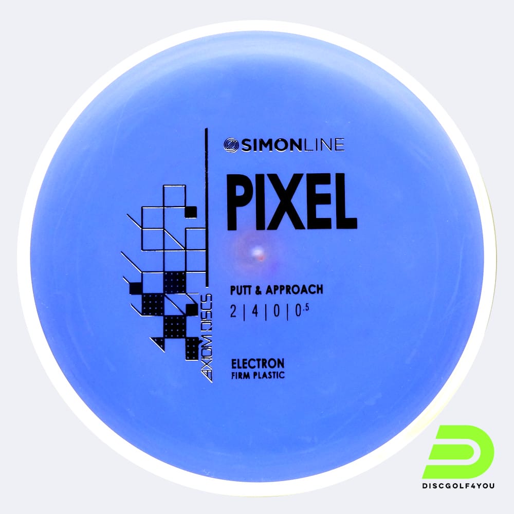 Axiom Pixel in blau, im Electron Firm Kunststoff und ohne Spezialeffekt