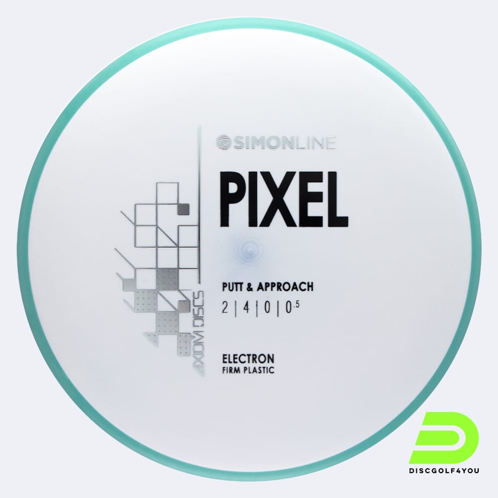 Axiom Pixel in white, electron firm plastic