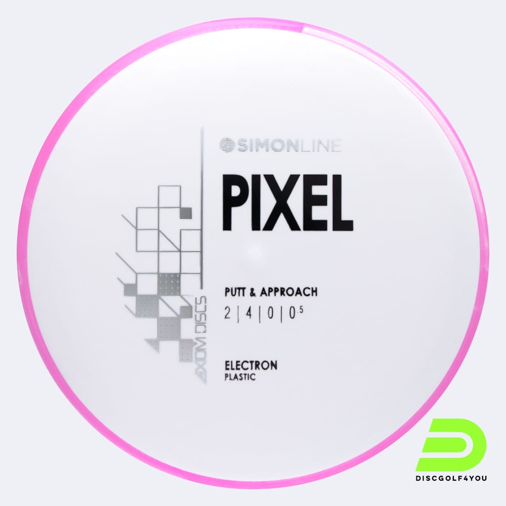 Axiom Pixel in white, electron plastic