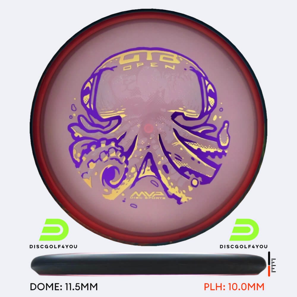 Axiom Proxy OTB Open in red, proton soft plastic