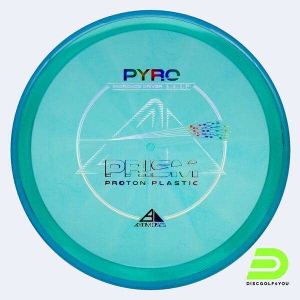 Axiom Pyro in turquoise, prism proton plastic