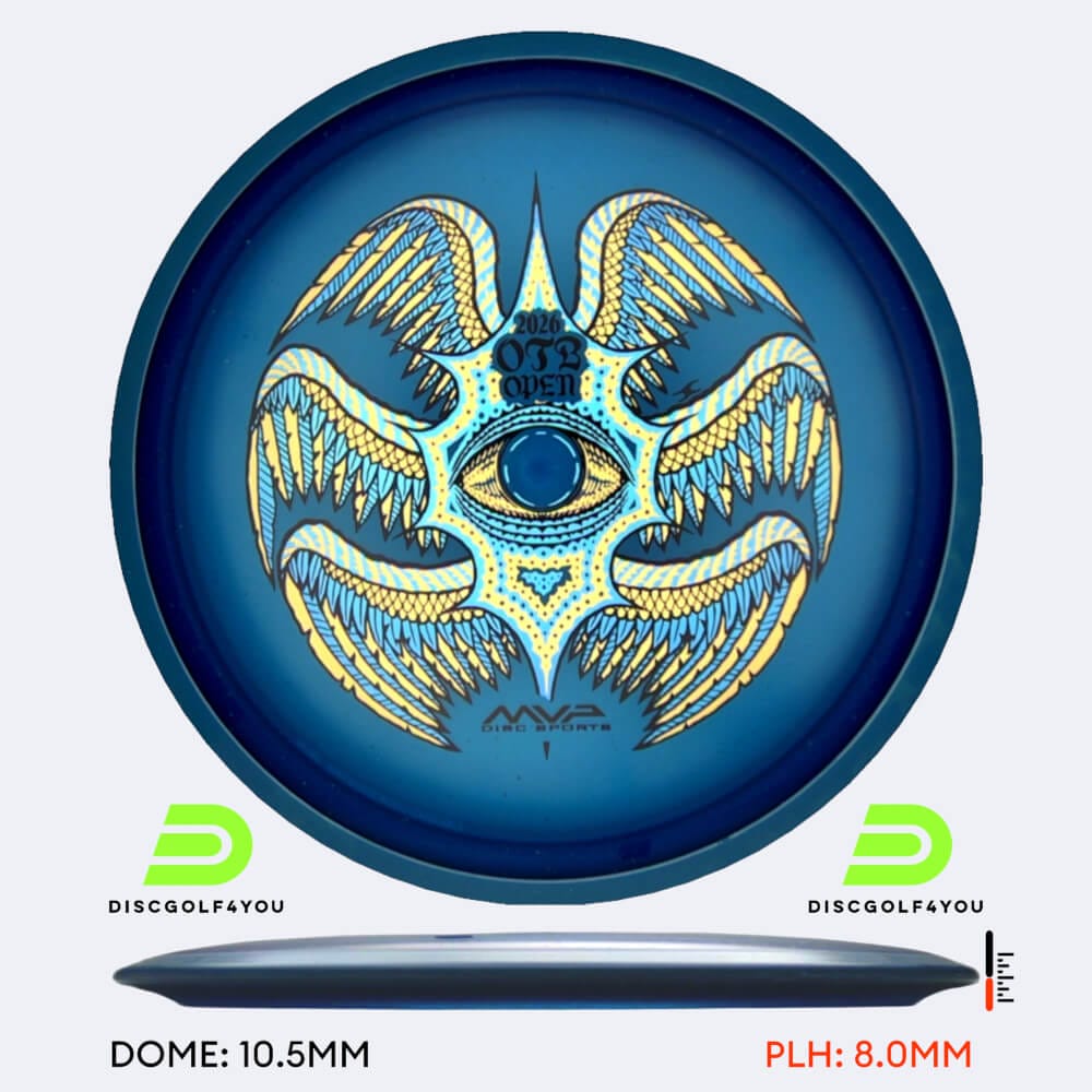 Axiom Rhythm OTB Open in blue, particle glow proton soft plastic