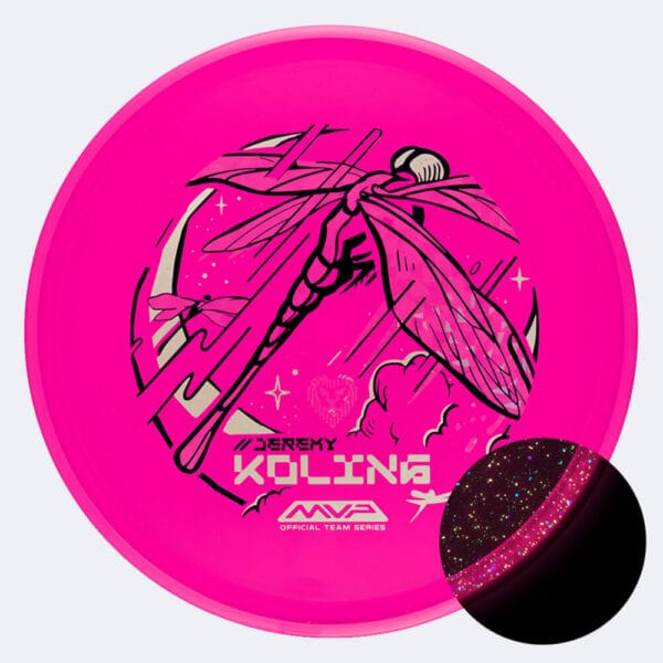 Axiom Tempo Jeremy Koling Team Series in pink, particle glow proton plastic and glow effect