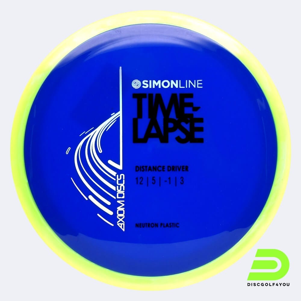 Axiom Time-Lapse in blue, neutron plastic