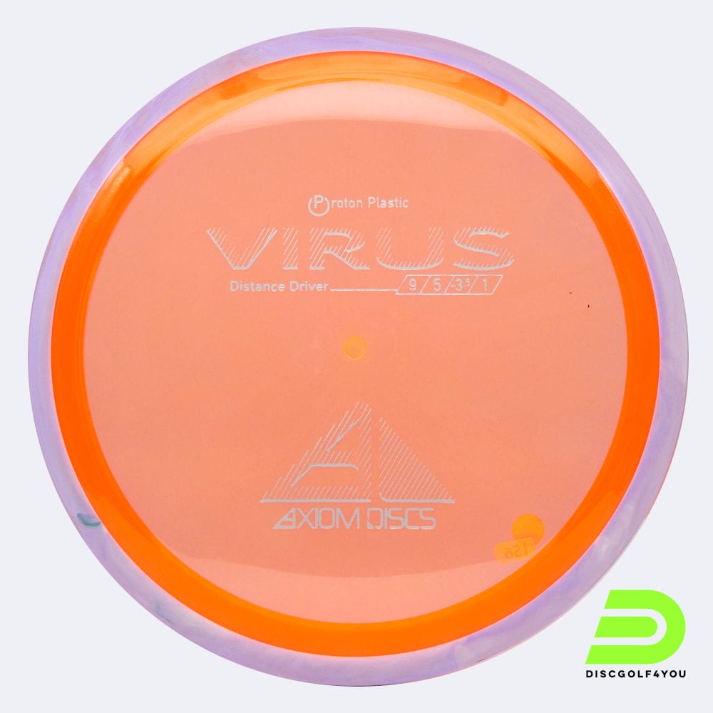 Axiom Virus in classic-orange, proton plastic