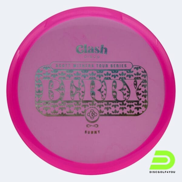Clash Discs Berry - Scott Withers Tour Series in rosa, im Sunny Kunststoff und ohne Spezialeffekt