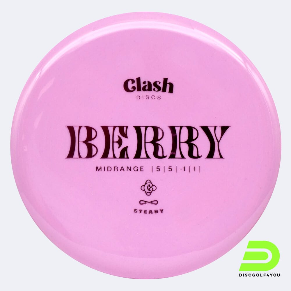 Clash Discs Berry in pink, steady plastic