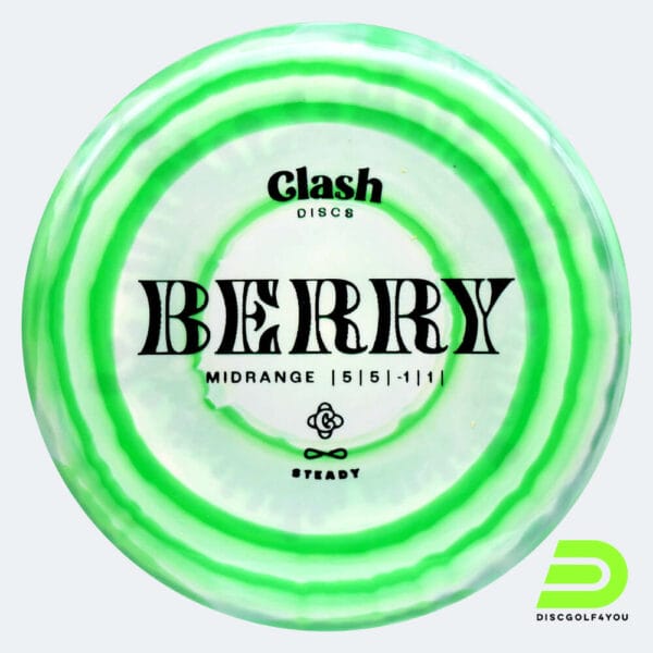 Clash Discs Berry in weiss-hellgruen, steady ring plastic