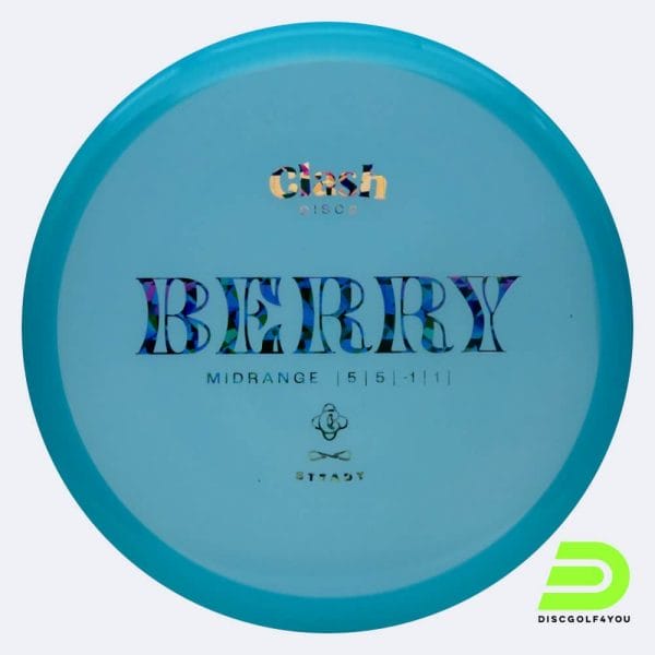 Clash Discs Berry in turquoise, steady plastic
