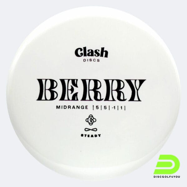 Clash Discs Berry in weiss, im Steady Kunststoff und ohne Spezialeffekt