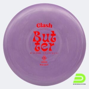 Clash Discs Butter in purple, hardy plastic