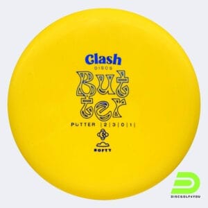 Clash Discs Butter in yellow, softy plastic